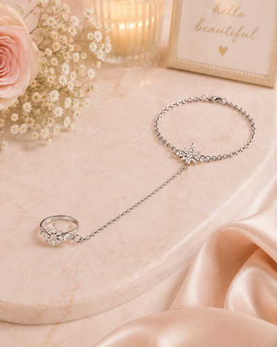 Silver serenity leaf hand - serenity,