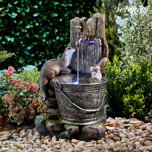 Serenity playing otters water - serenity,