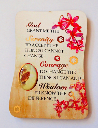 Serenity prayer fridge - prayer, magnet
