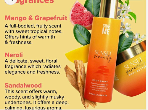 Sunset serenity body - sunset,