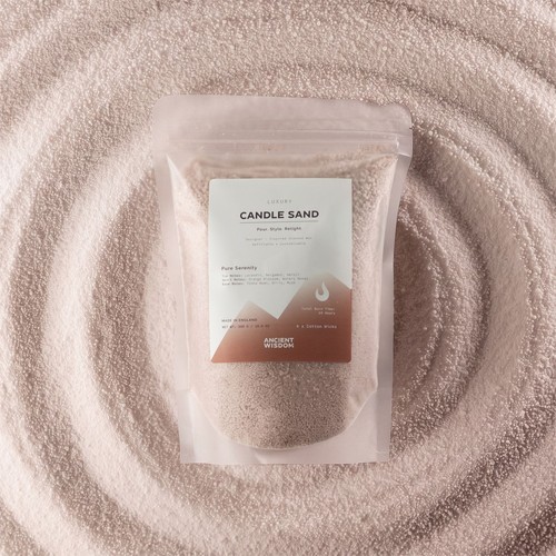 Fragranced candle sand 300g - candle,