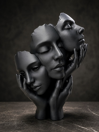 Three faces serenity - three, of