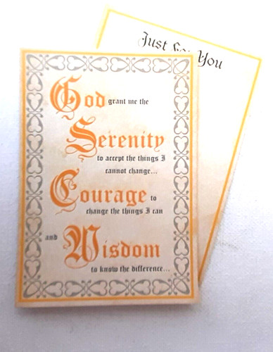 Serenity prayer god grant - serenity,