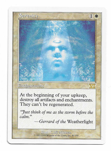 Mtg serenity sixth edition - serenity,
