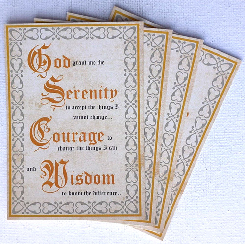 Serenity prayer god grant - prayer,