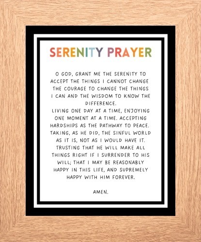 The serenity prayer long - serenity,