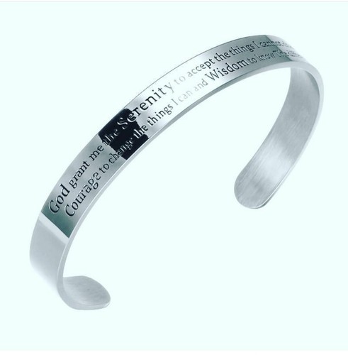 Serenity prayer bracelet