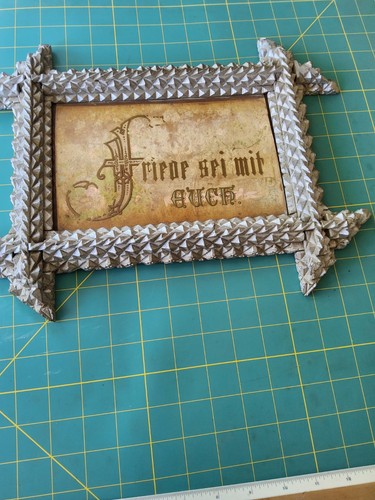 Antique tramp art photo - antique,