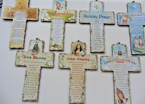Cross mdf serenity prayer - cross,