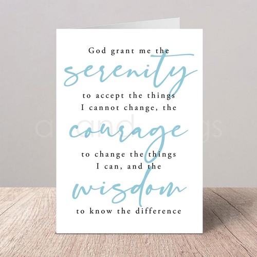 Serenity prayer reinhold - serenity,